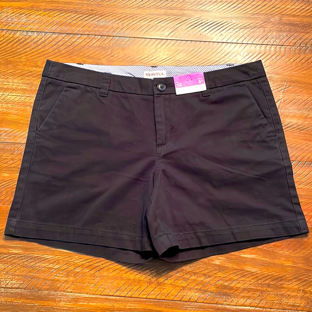 Merona shorts sz 12 NWT black